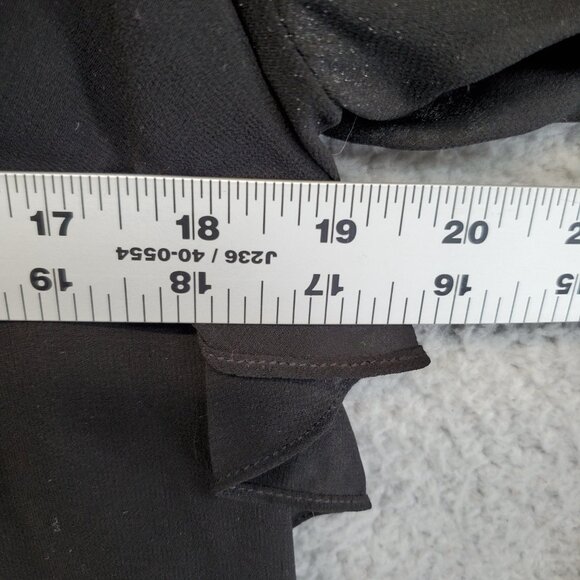 White House Black Market Appliqué Tunic Black - Picture 7 of 11